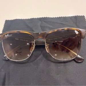 Ray-Ban Unisex Tortoise Shell Sunglasses, Clubmasters